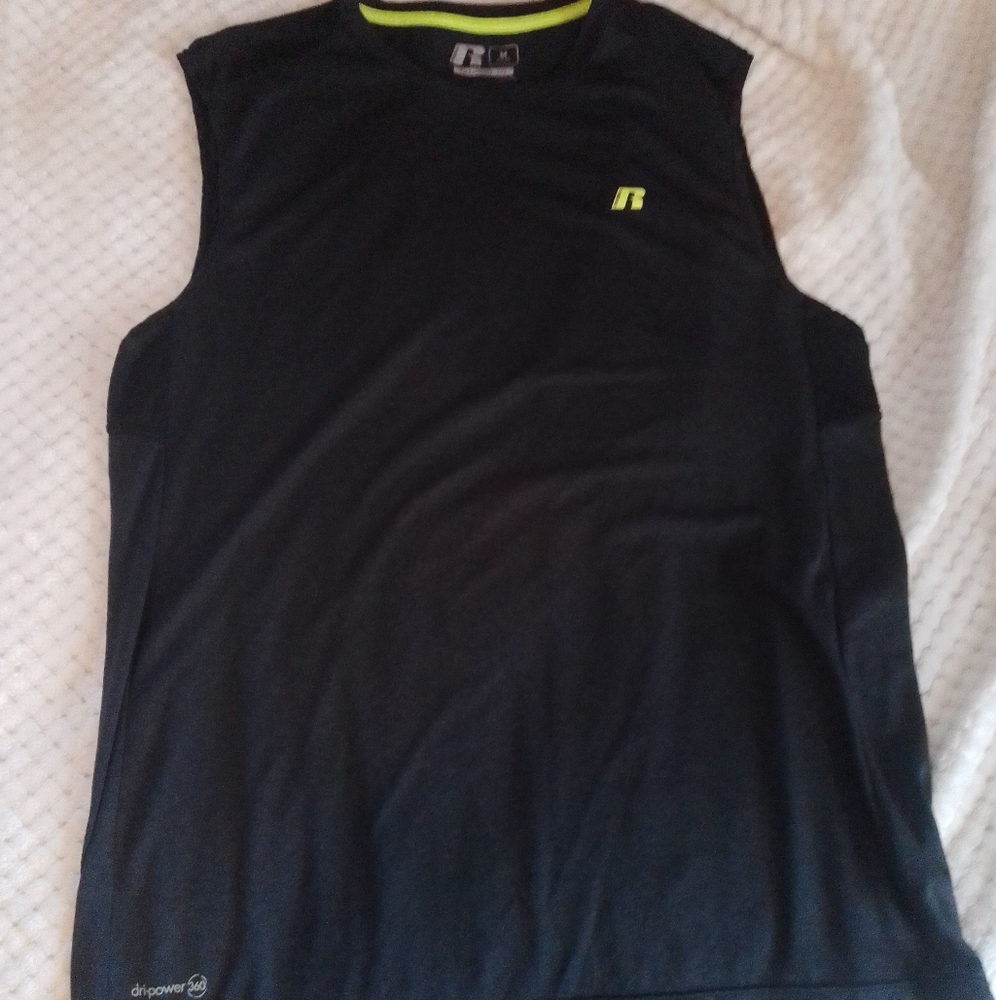 Russell workout sleeveless shirt.